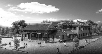 　　△接待中心俯視圖