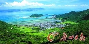 深澳鎮全貌圖。（由受訪者提供）