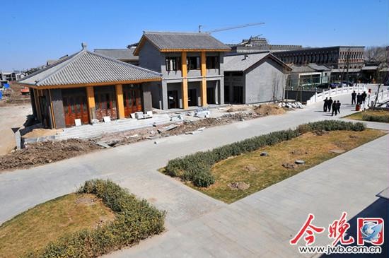北塘沽酒巷建設項目主體完工