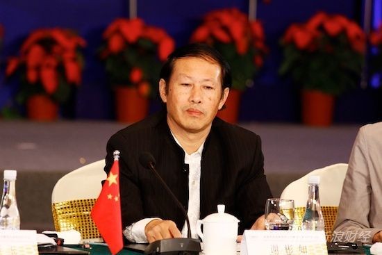 貴州省文化廳副廳長謝彬如發言。(圖／新浪財經 胡秀巖)