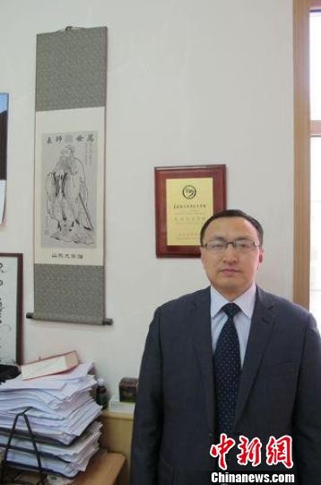 圖為蒙古國孔子學院中方院長於健博士　韓勝寶　攝