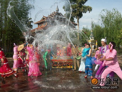 傣族園潑水節
