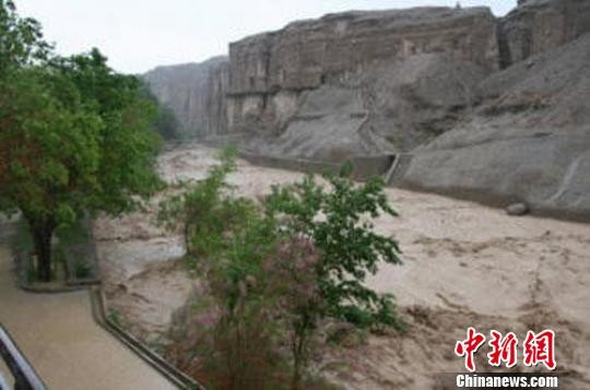 洪水致莫高窟等三處石窟受災榆林窟受損較重（圖）