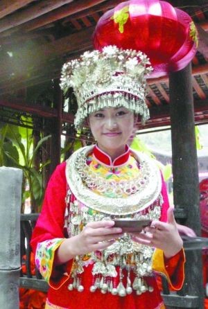 牛角寨的迎賓酒