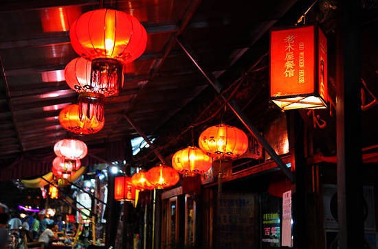 大理古城夜景