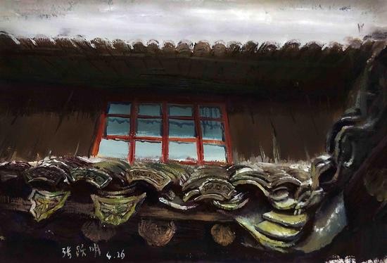 張躍明  水粉