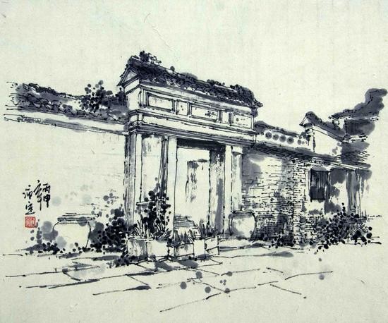 厲娜  水彩