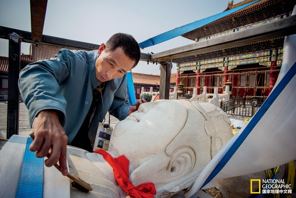 故宮雕塑展館，就在“嬛嬛家”隔壁