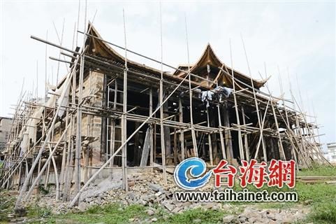 藏書閣主體組裝已基本完成海峽導報