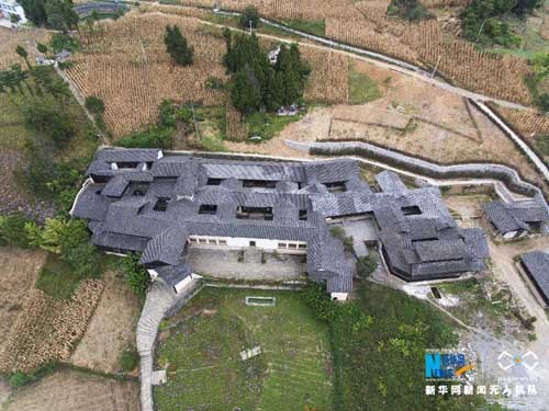 “飛閱”中國：航拍利川大水井古建築群