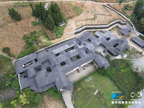 “飛閱”中國：航拍利川大水井古建築群