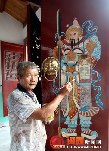 連城縣樂地村拓展旅游修復古建築迎國慶游人
