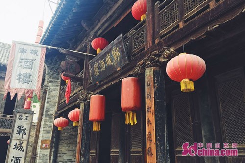 菏澤郓城水浒文化城 精美古建築