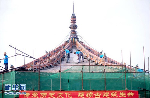 沈陽故宮修繕大政殿等古建