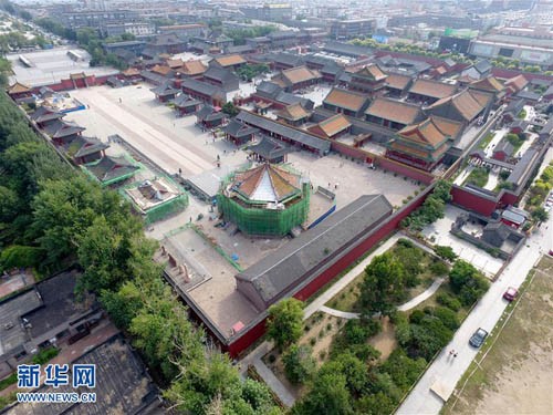 沈陽故宮修繕大政殿等古建
