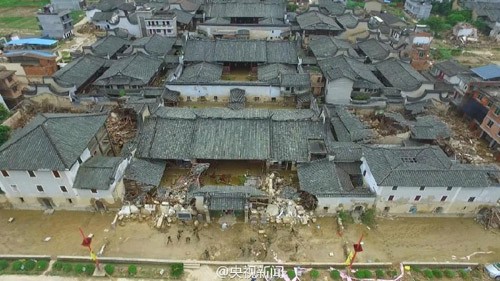 國內最大單棟古民居因台風受損嚴重