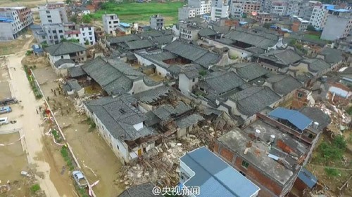 國內最大單棟古民居因台風受損嚴重