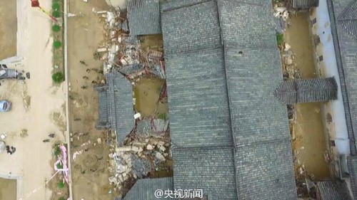 國內最大單棟古民居因台風受損嚴重
