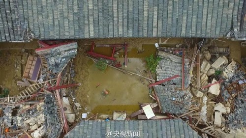國內最大單棟古民居因台風受損嚴重