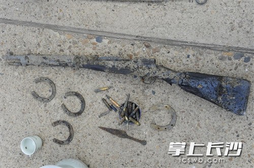 長沙出土大批抗戰文物 具有相當大的文物價值