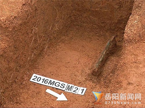 湖南汨羅積水後搶救性發掘 戰國古墓群再現青銅劍