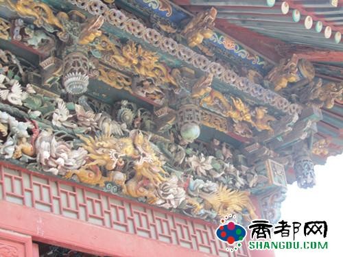 開封山陝甘會館精美的雕刻