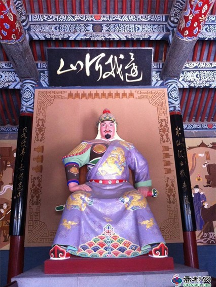 岳飛廟——岳飛雕像