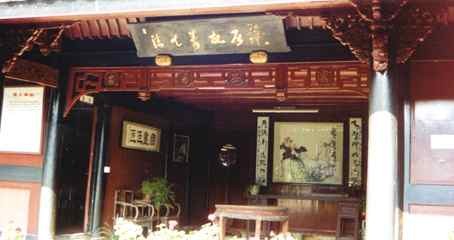 國畫大師潘天壽的故居，坐落在寧海城關冠莊村