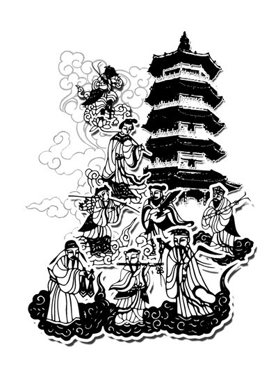 煙台的蓬萊閣和八仙過海口