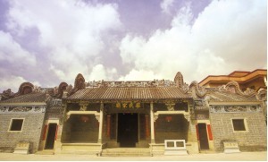大墩村內始建於明朝崇祯年間的梁氏家廟氣勢恢弘