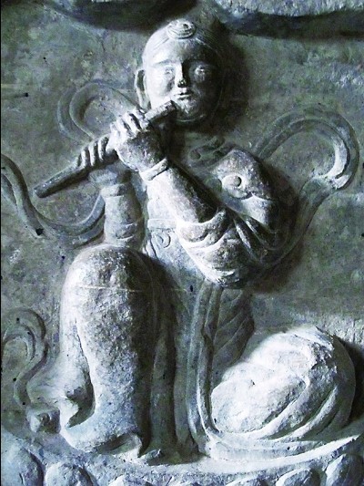 隆興寺·浮雕樂音