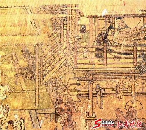巖山寺金代壁畫局部