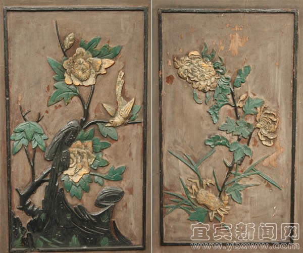 精美的落地花罩，是民居建築木雕裝飾的一絕