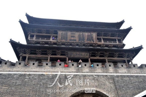 中國最大的木質鼓樓