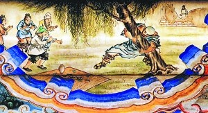 倒拔垂楊柳