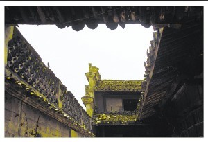 管山的一角建築