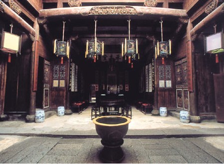 徽派建築-天井