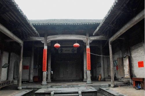 徽派建築-天井