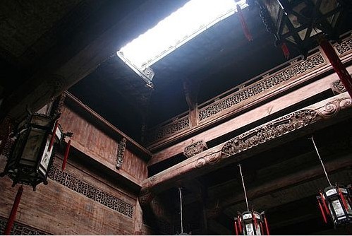 徽派建築-天井