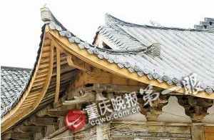 漂亮的斗拱也沒用鐵釘