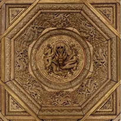 現存納爾遜博物館的智化寺藻井