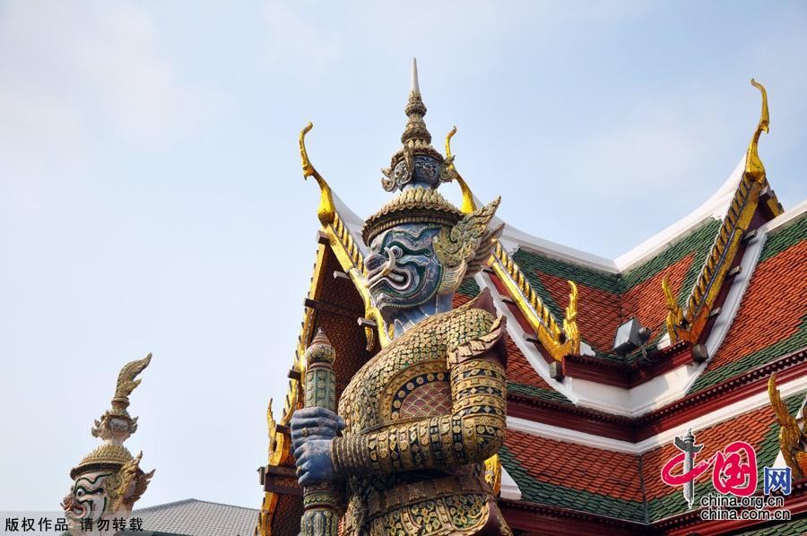 大皇宮內神態各異的神像
