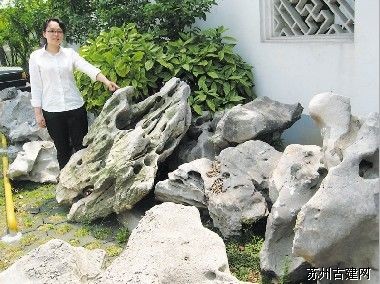 原長風廠搬遷留下珍貴湖石假山