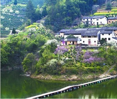 豐樂湖沿岸群山疊翠