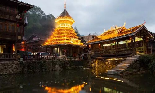 中國最美的鄉村古鎮——肇興