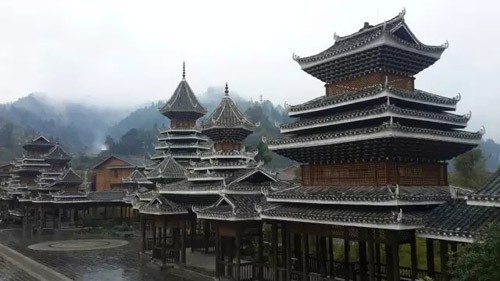中國最美的鄉村古鎮——肇興