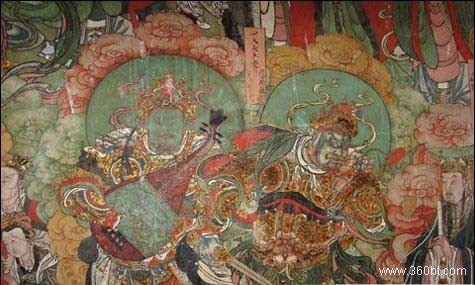 巖山寺 五台山最負盛名的壁畫