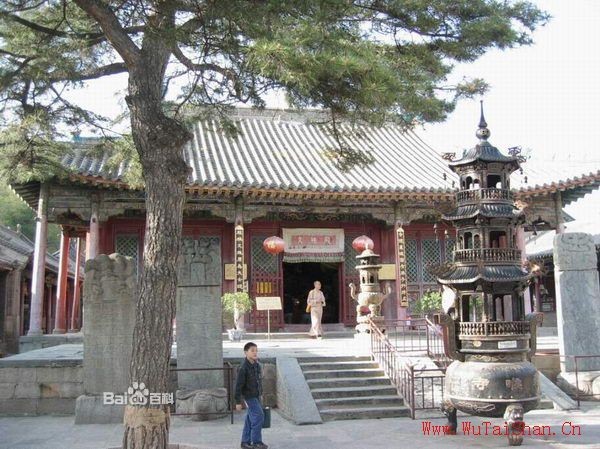 羅睺寺 五台山最古老的石獅