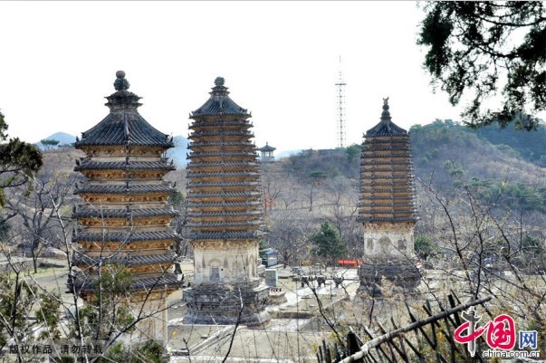 北京燕平八景之銀山塔林