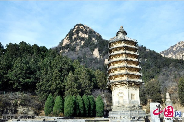 北京燕平八景之銀山塔林